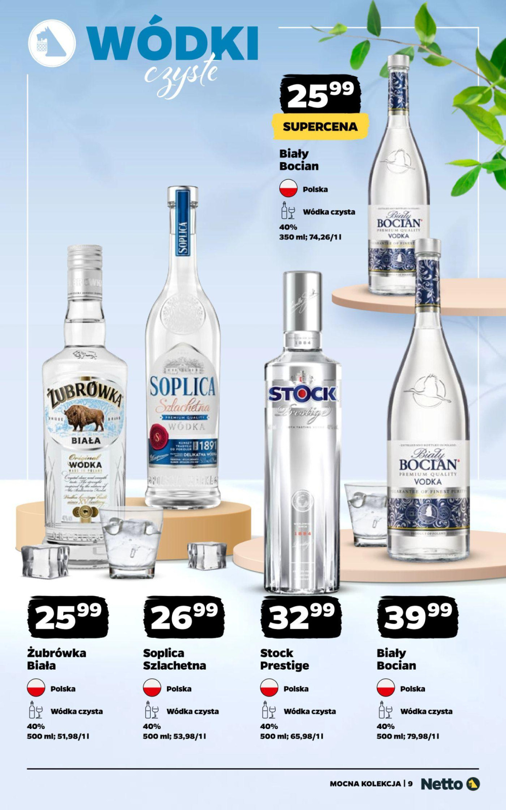 Leták Netto gazetka - Mocne Alkohole, Polsko - strana 9