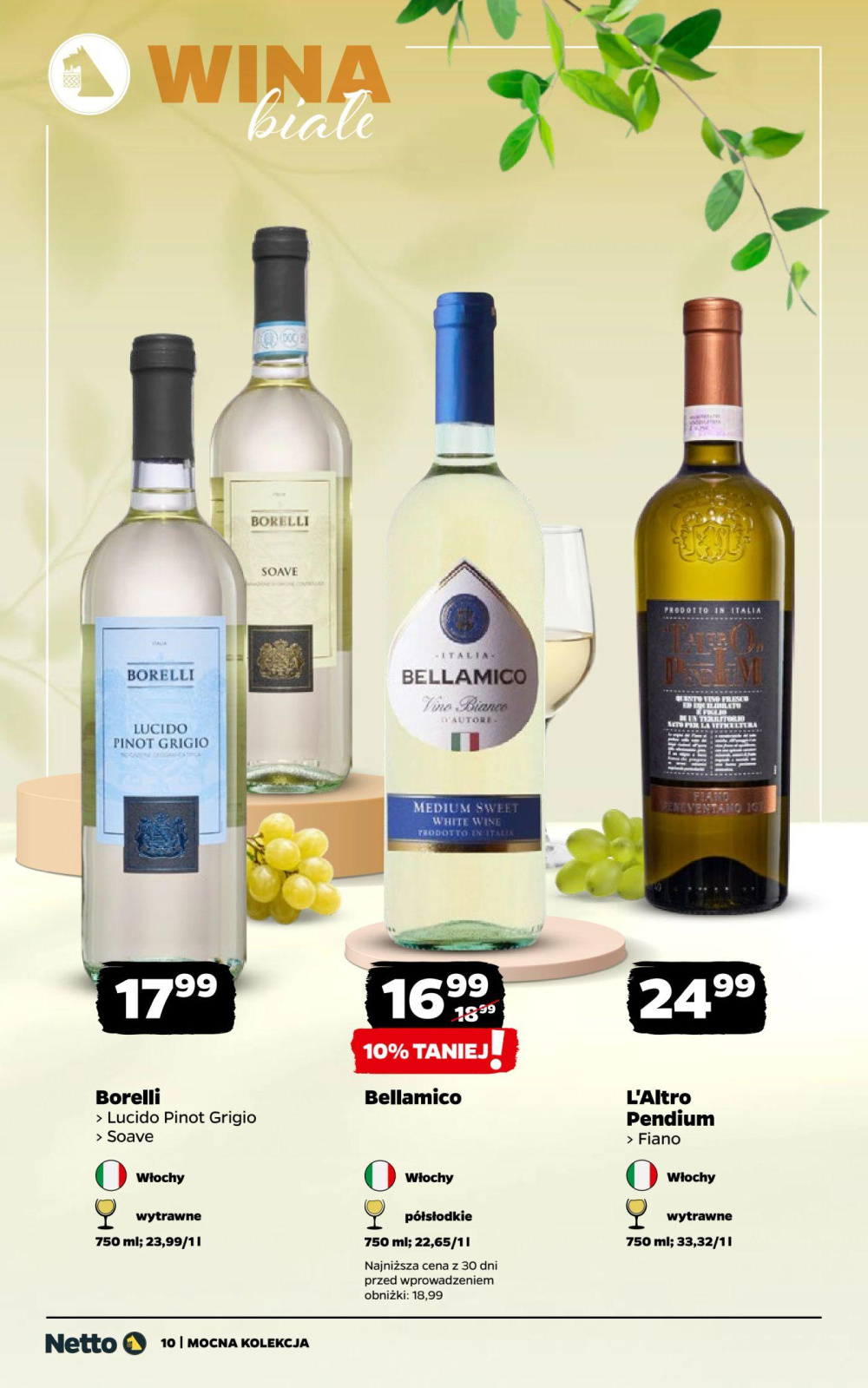 Leták Netto gazetka - Wina, Polsko - strana 10