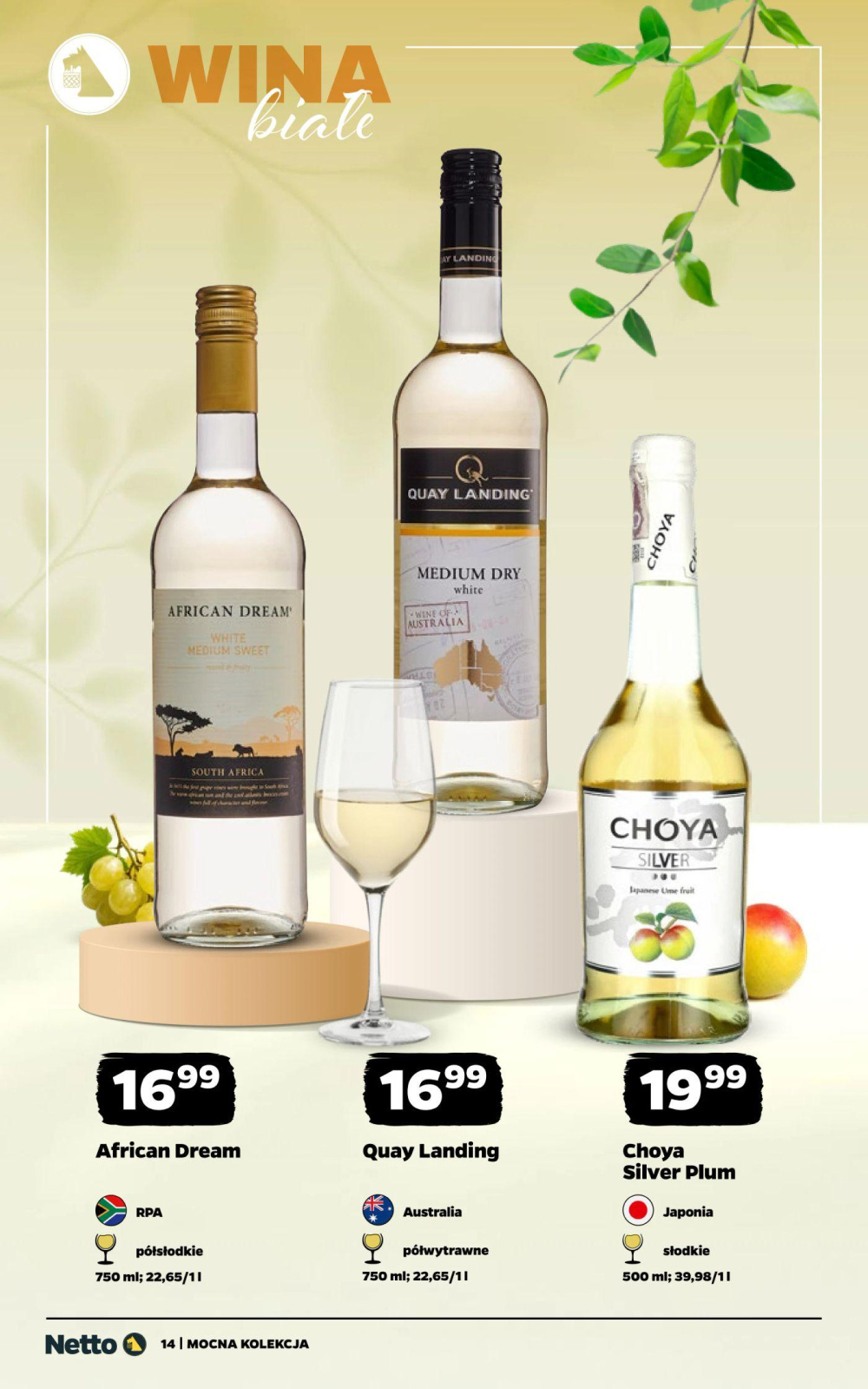 Leták Netto gazetka - Wina, Polsko - strana 14