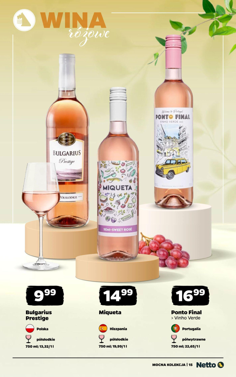 Leták Netto gazetka - Wina, Polsko - strana 15