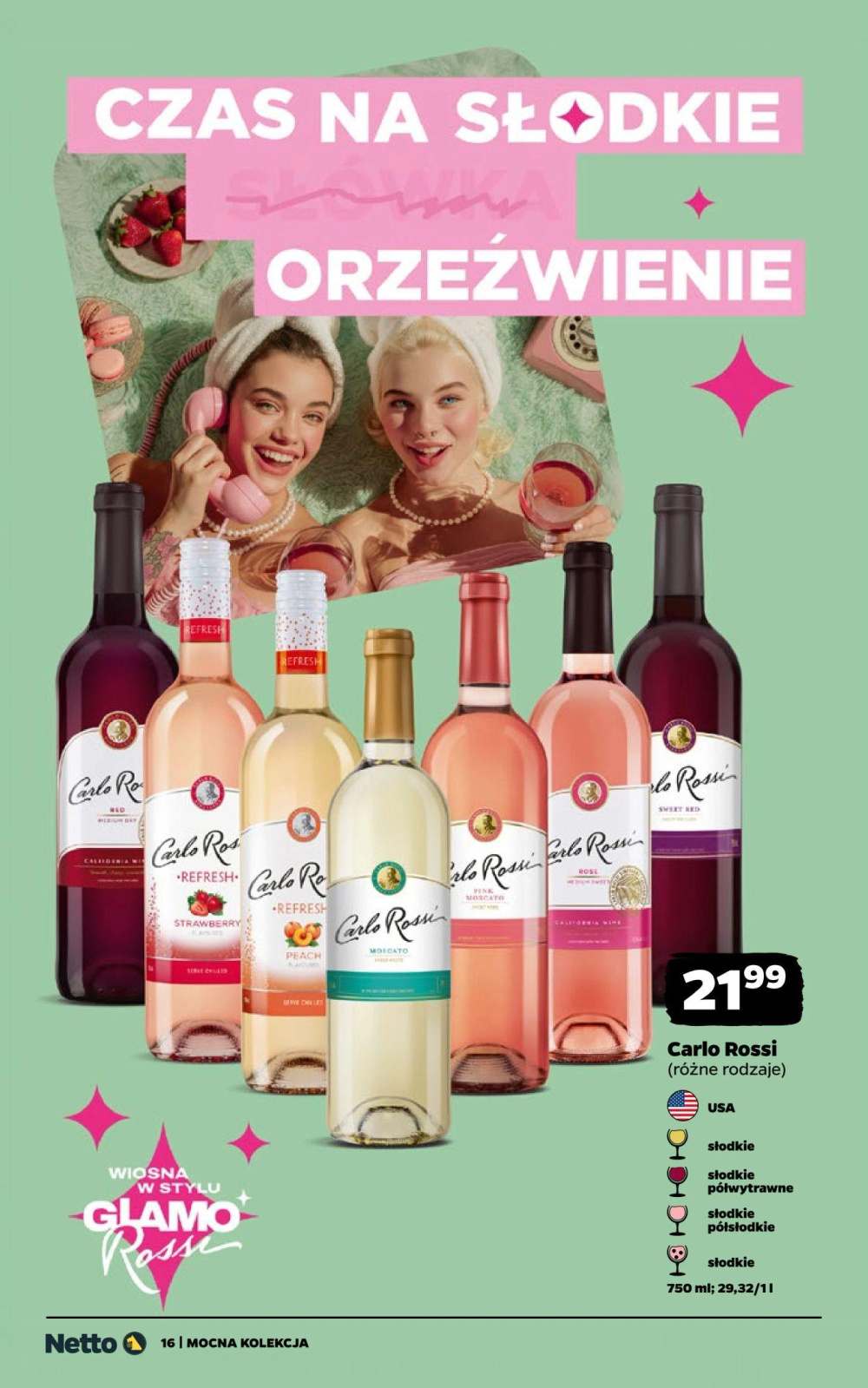 Leták Netto gazetka - Wina, Polsko - strana 16