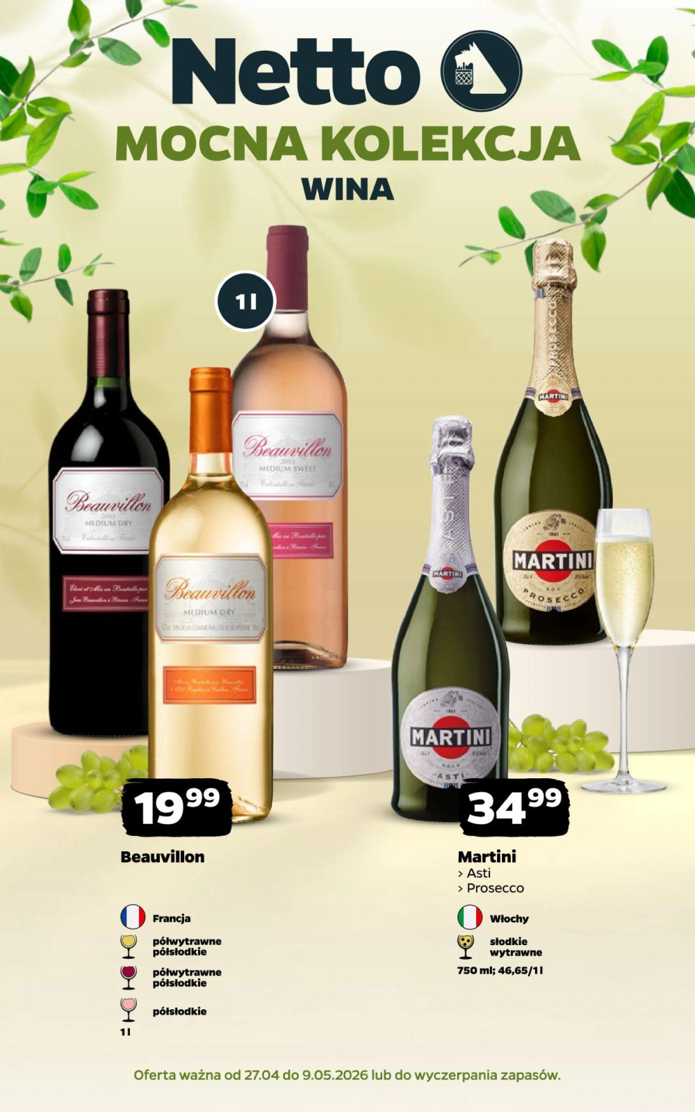 Leták Netto gazetka - Wina, Polsko - strana 1