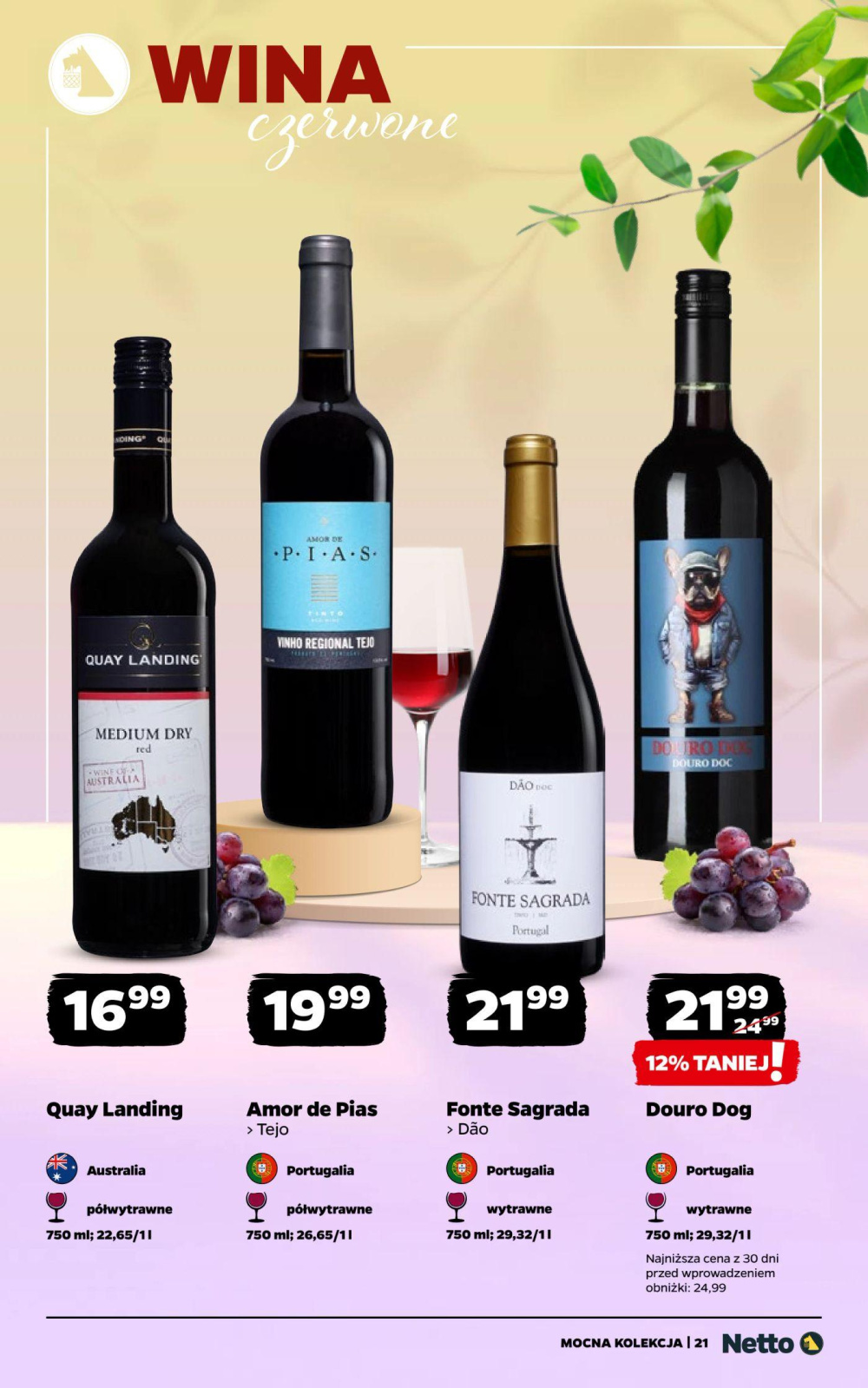 Leták Netto gazetka - Wina, Polsko - strana 21
