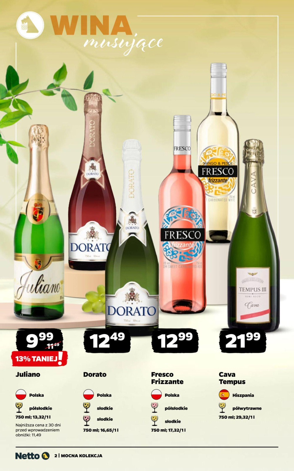 Leták Netto gazetka - Wina, Polsko - strana 2