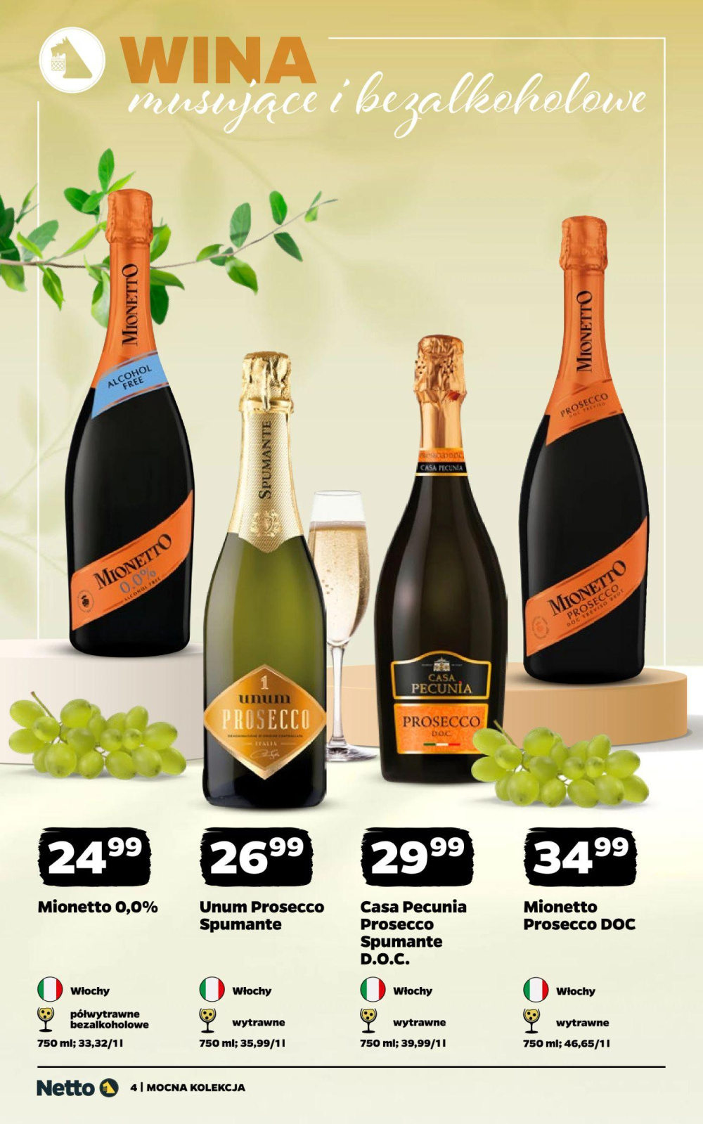 Leták Netto gazetka - Wina, Polsko - strana 4