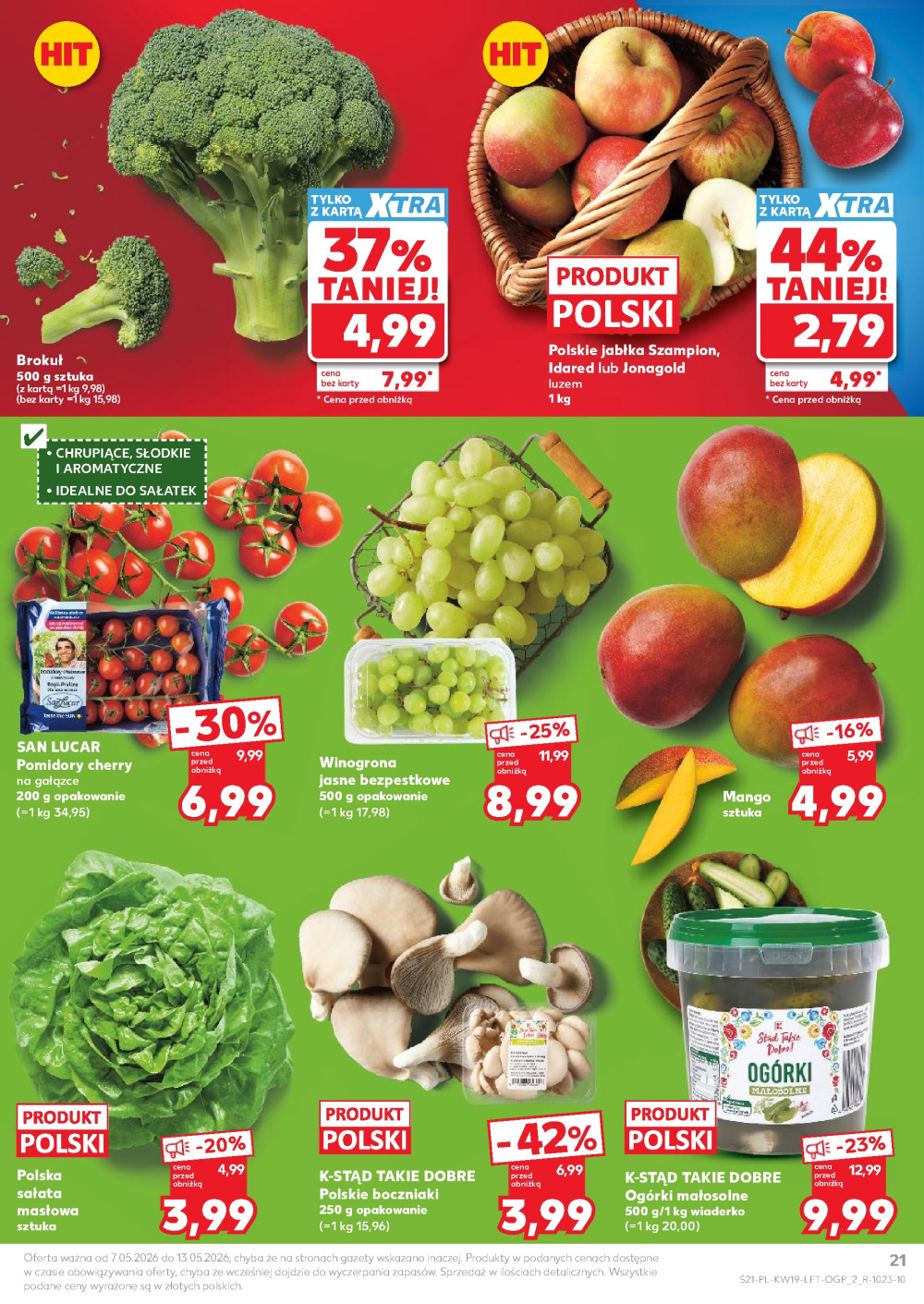 Leták Kaufland gazetka Dąbrowa Górnicza Gołonóg, Polsko - strana 21