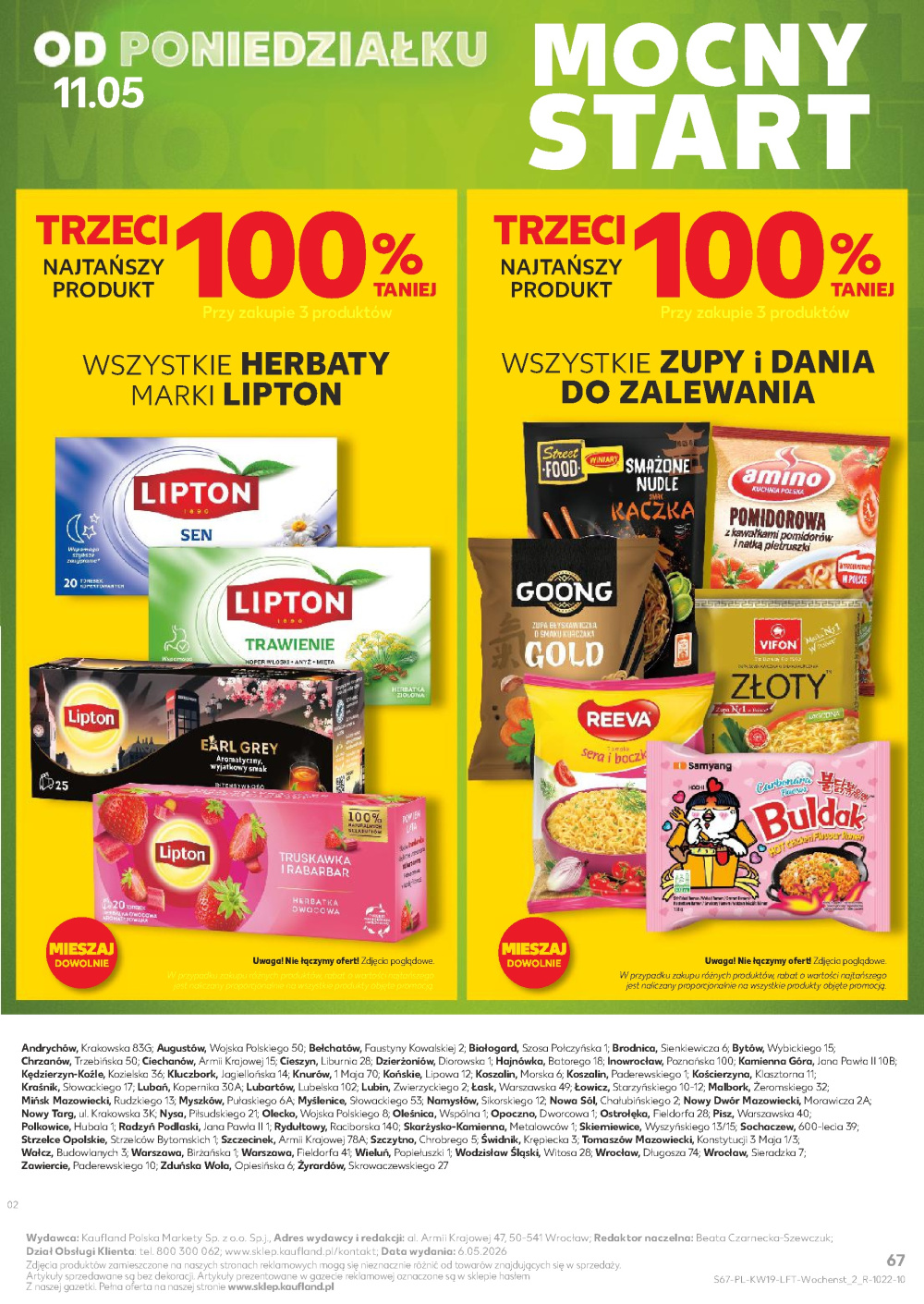 Leták Kaufland gazetka Hajnówka, Polsko - strana 67