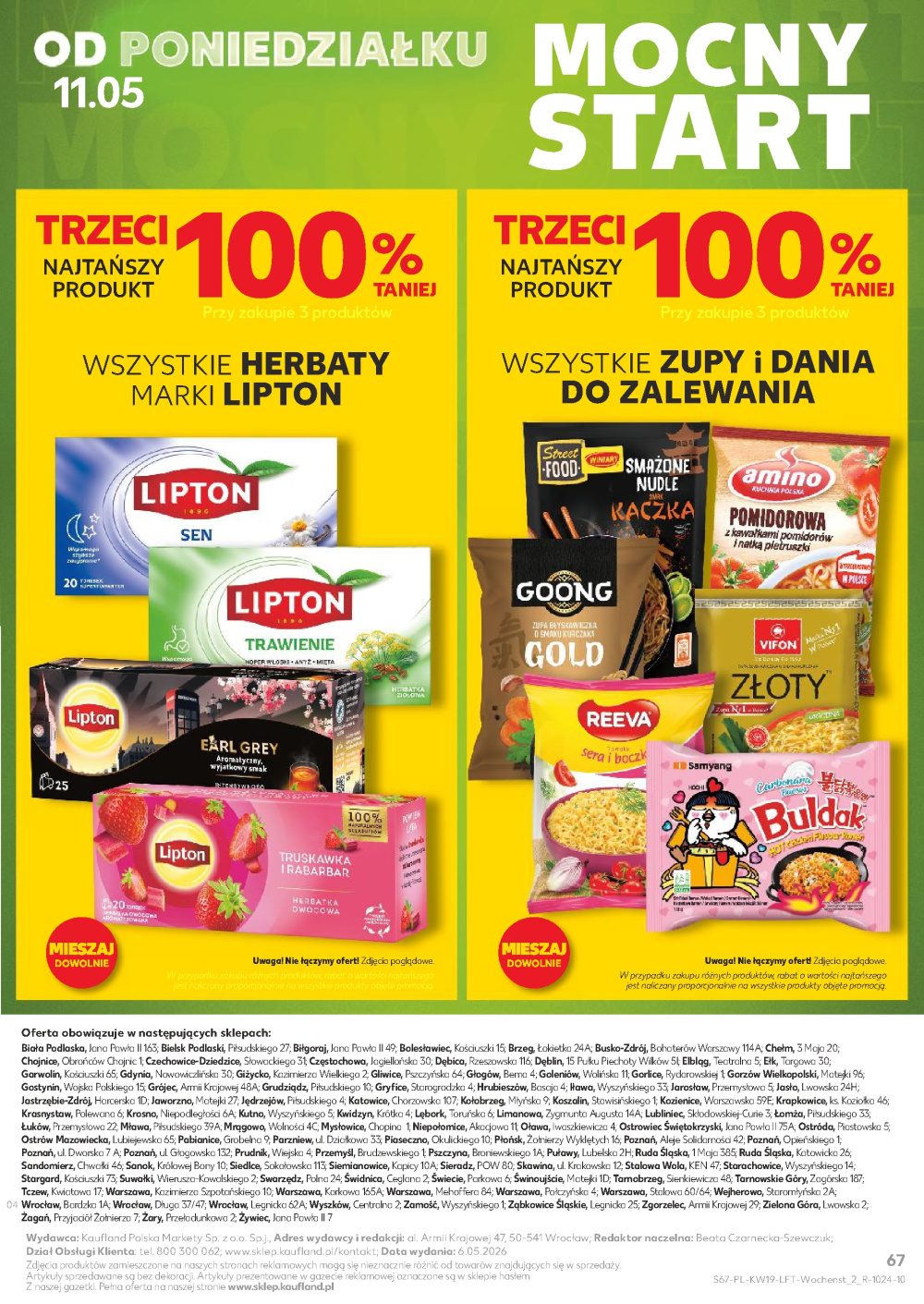 Leták Kaufland gazetka Zgorzelec, Polsko - strana 67