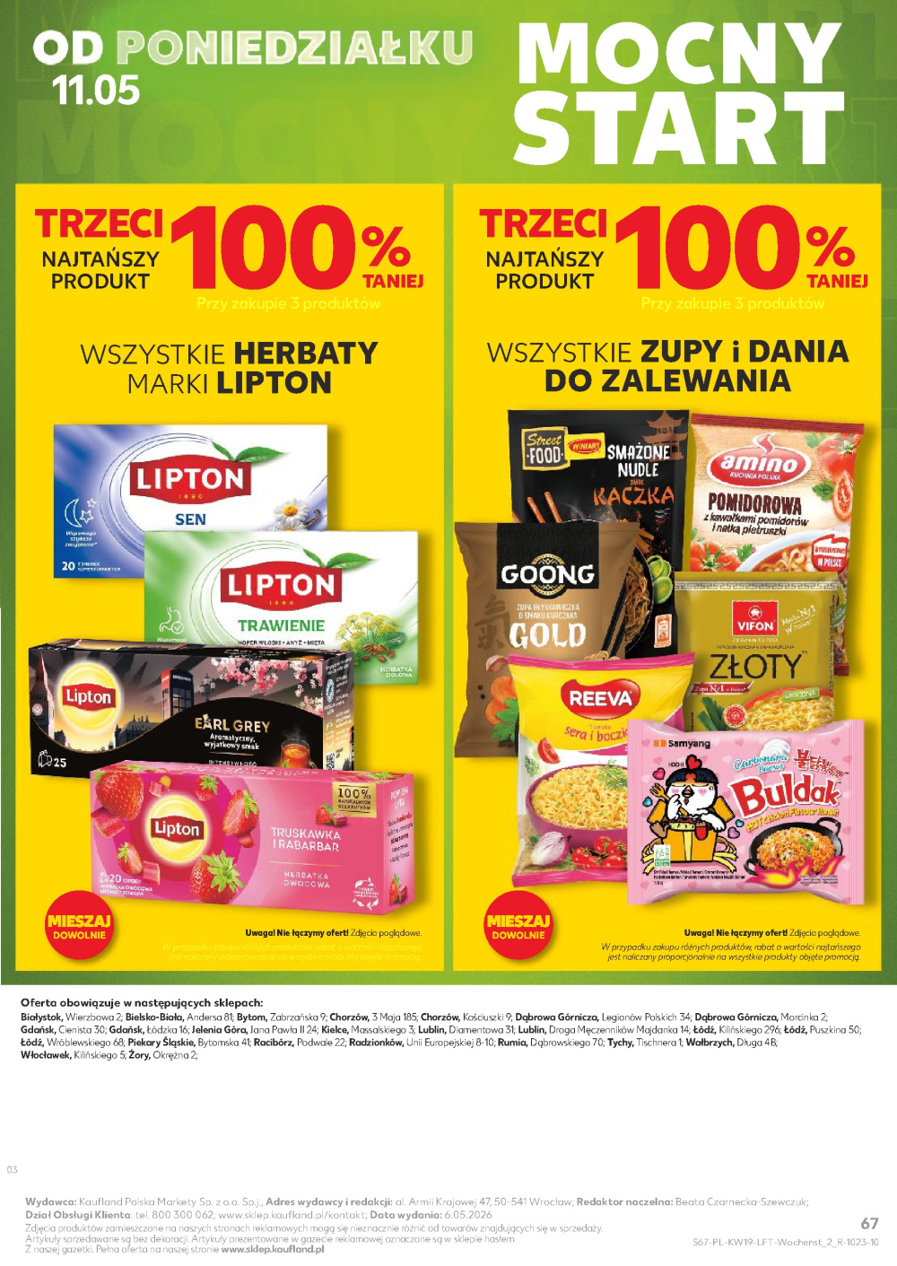 Leták Kaufland gazetka Żory, Polsko - strana 67