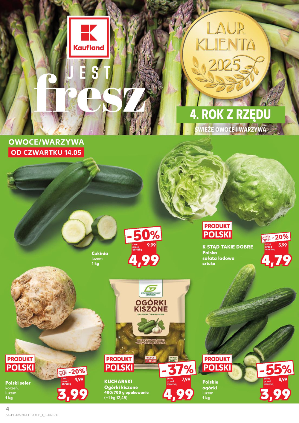 Leták Kaufland gazetka Kraków Prądnik Biały, Polsko - strana 4