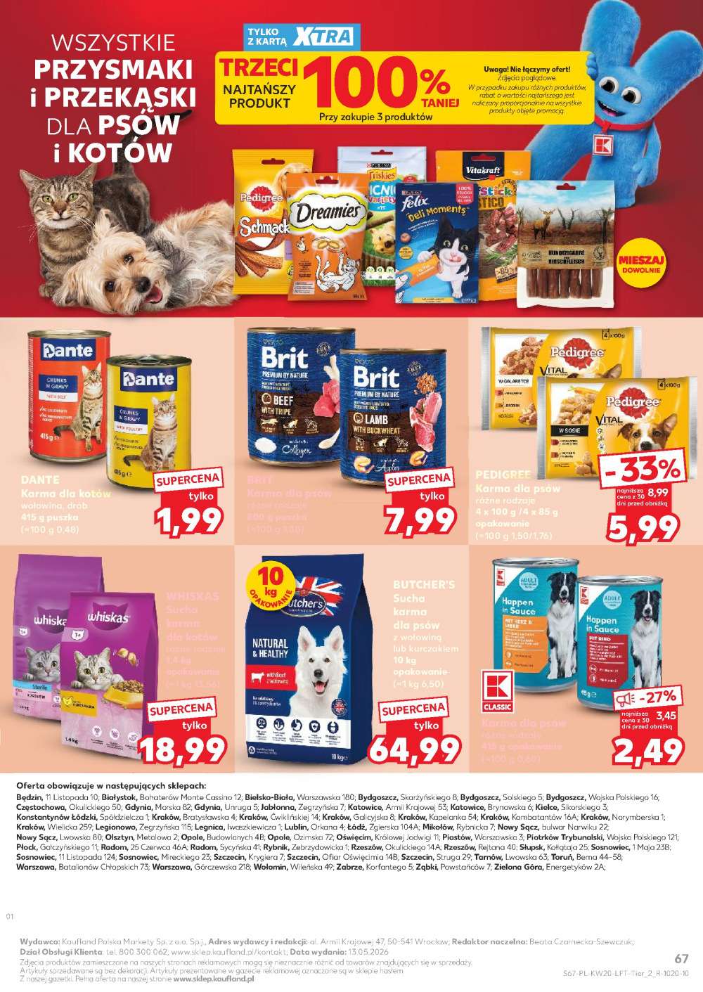 Leták Kaufland gazetka Kraków Prądnik Biały, Polsko - strana 67