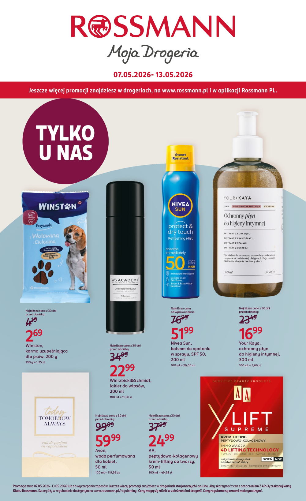 Leták Rossman Katalog, Polsko - strana 1