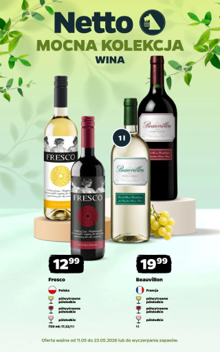 Netto gazetka - Wina