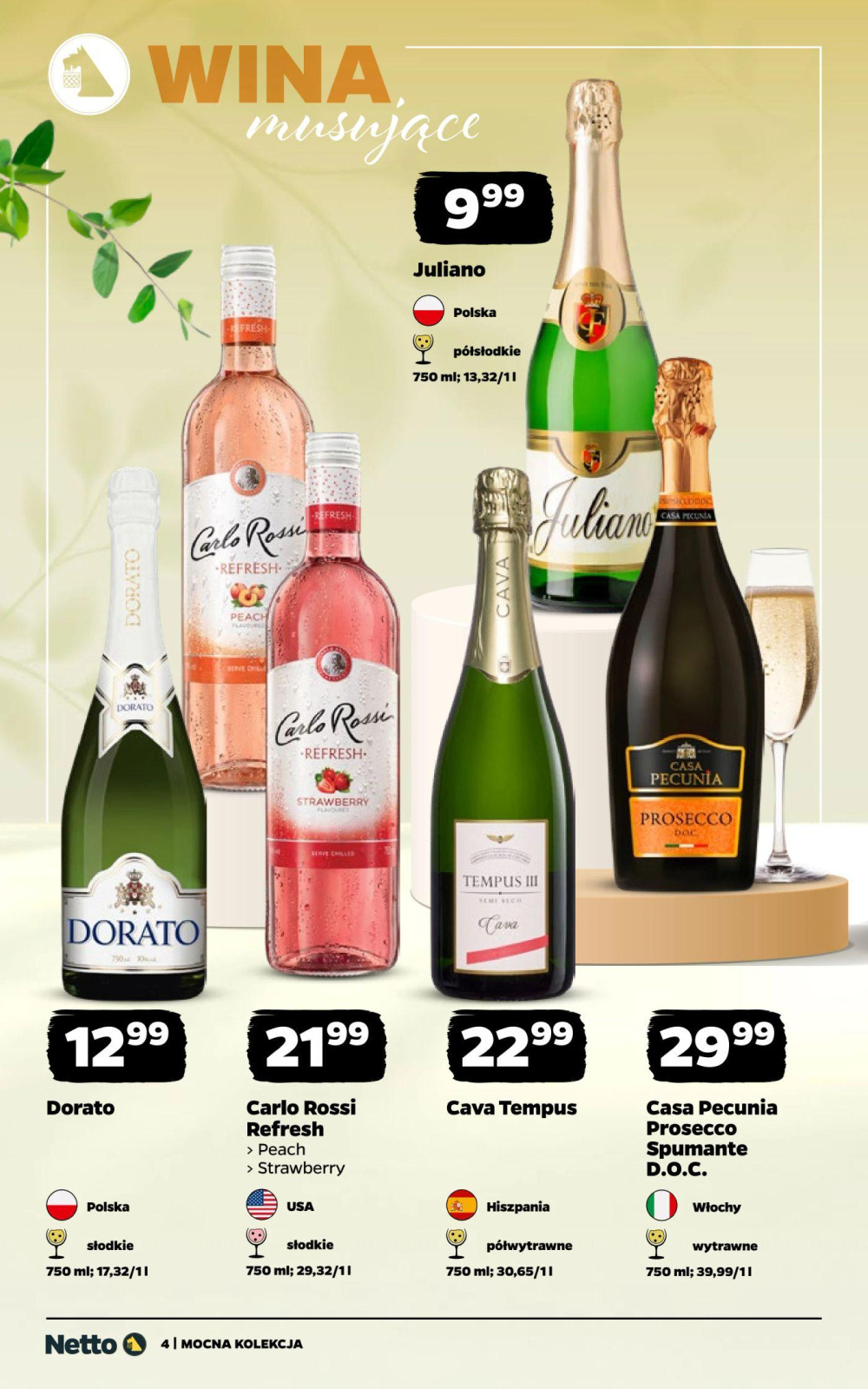 Leták Netto gazetka - Wina, Polsko - strana 4