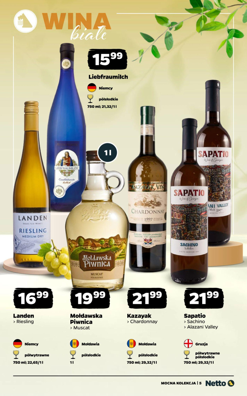 Leták Netto gazetka - Wina, Polsko - strana 5