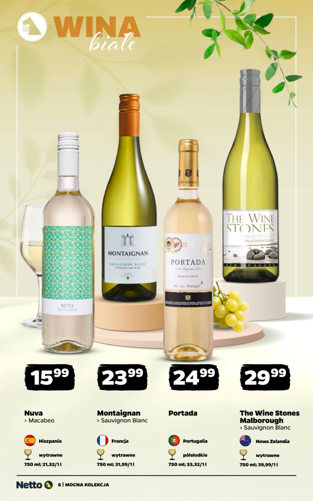 Leták Netto gazetka - Wina, Polsko - strana 6
