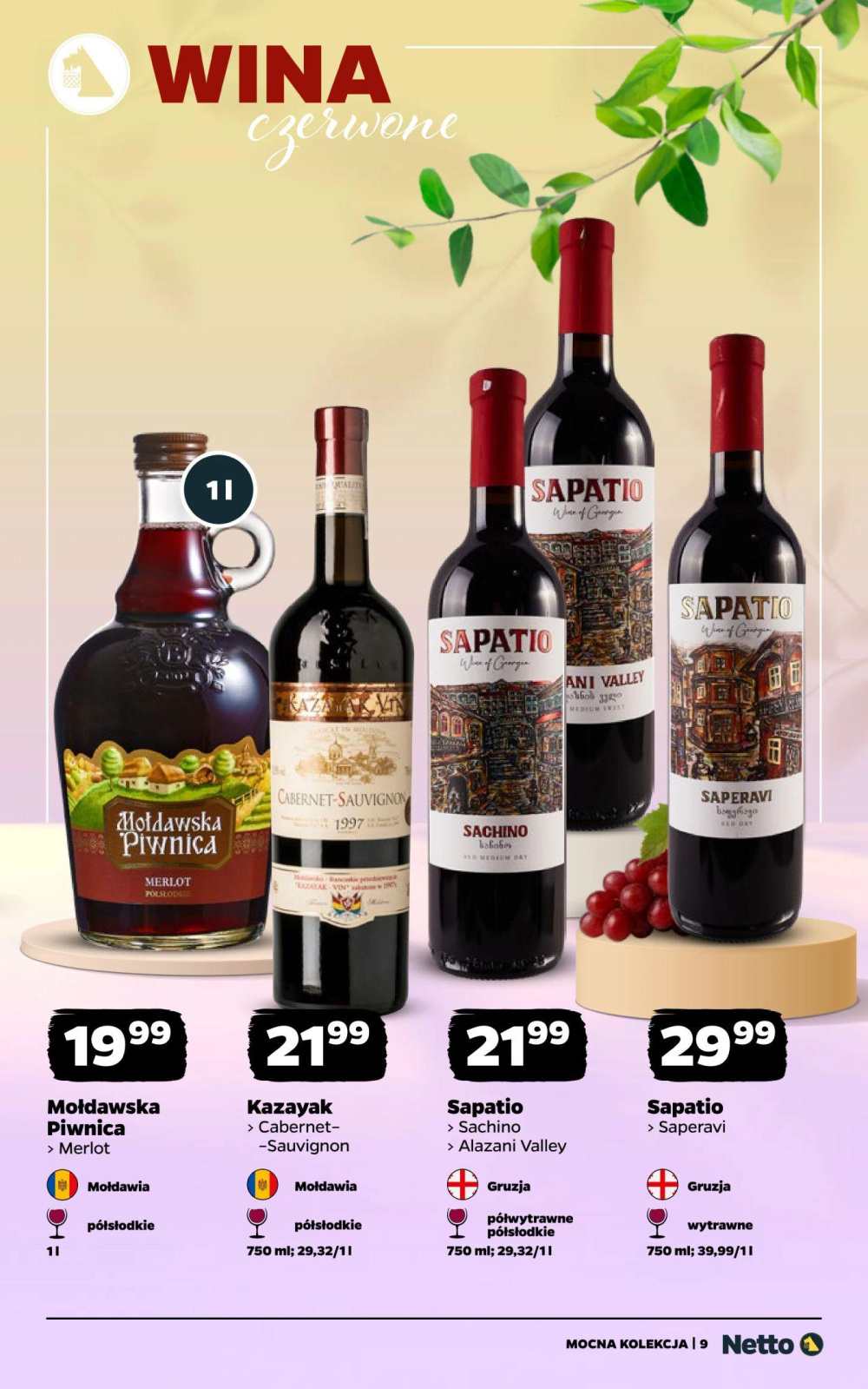 Leták Netto gazetka - Wina, Polsko - strana 9