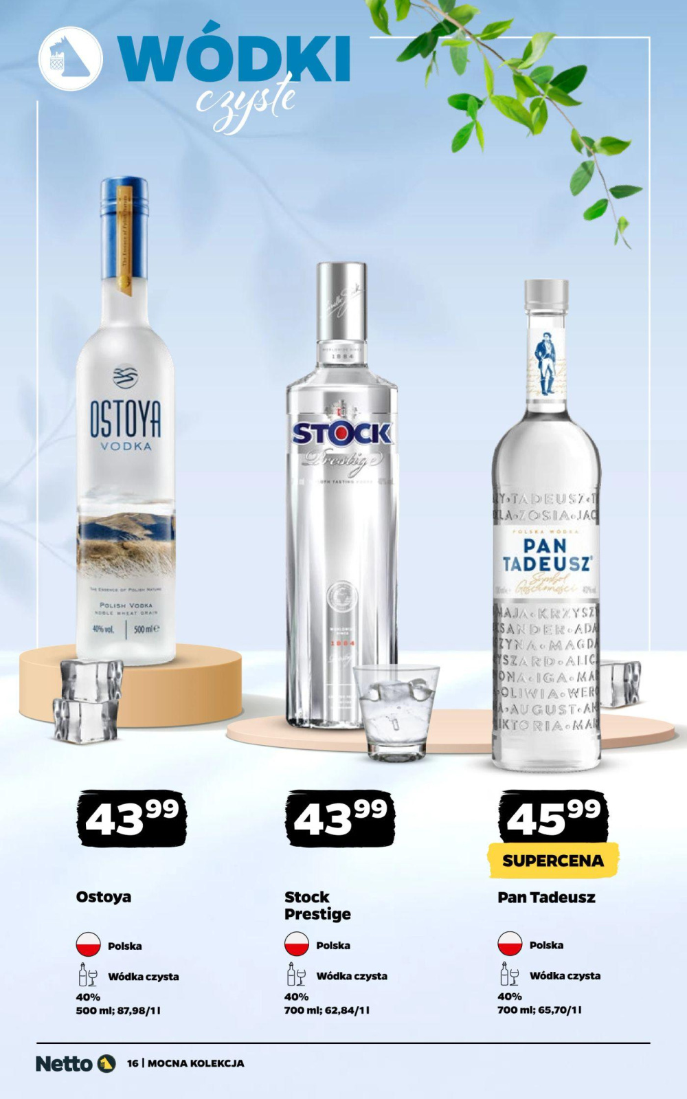 Leták Netto gazetka - Mocne Alkohole, Polsko - strana 16