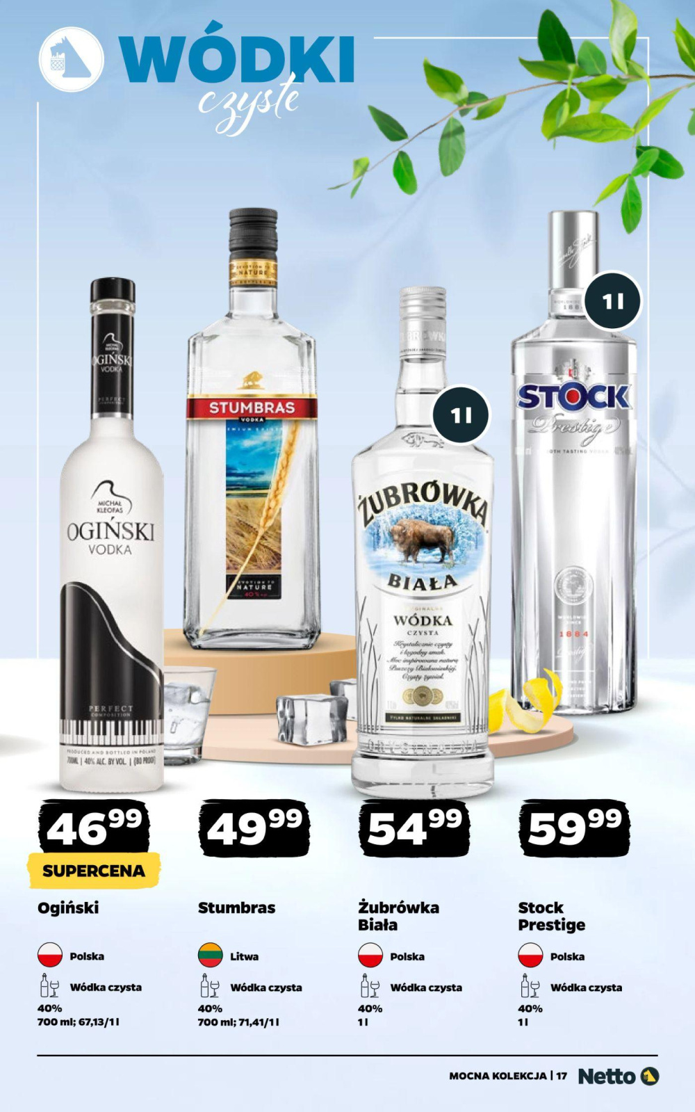 Leták Netto gazetka - Mocne Alkohole, Polsko - strana 17