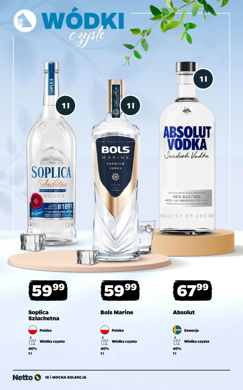 Leták Netto gazetka - Mocne Alkohole, Polsko - strana 18