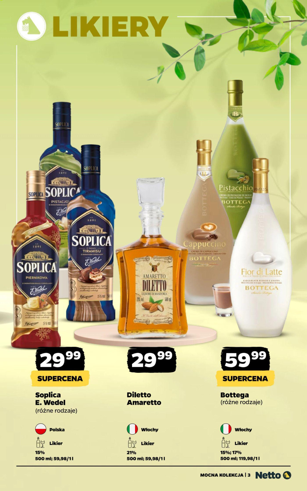 Leták Netto gazetka - Mocne Alkohole, Polsko - strana 3