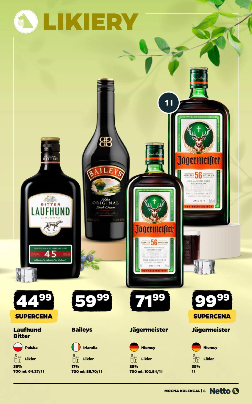 Leták Netto gazetka - Mocne Alkohole, Polsko - strana 5