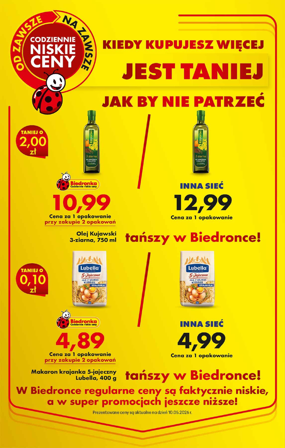 Leták Biedronka gazetka, Polsko - strana 1