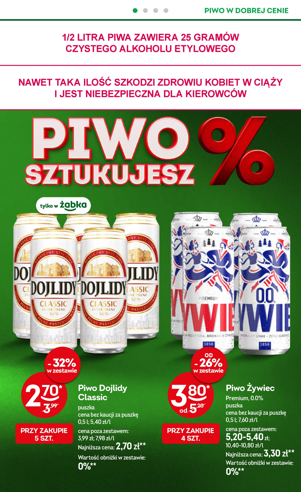Leták Żabka gazetka, Polsko - strana 48
