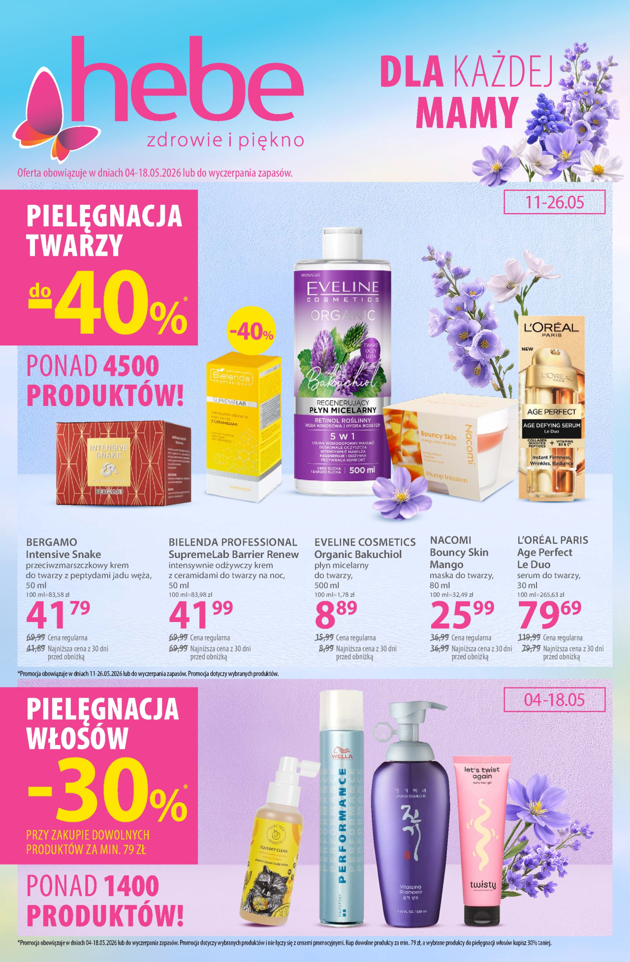 Hebe - drogerie gazetka od 4. 05. 2026