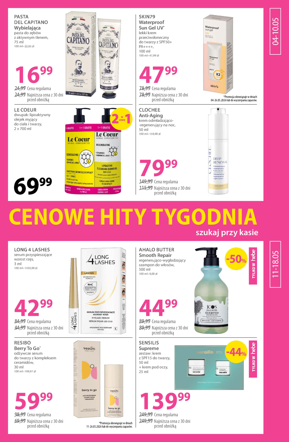 Leták Hebe - drogerie gazetka, Polsko - strana 7