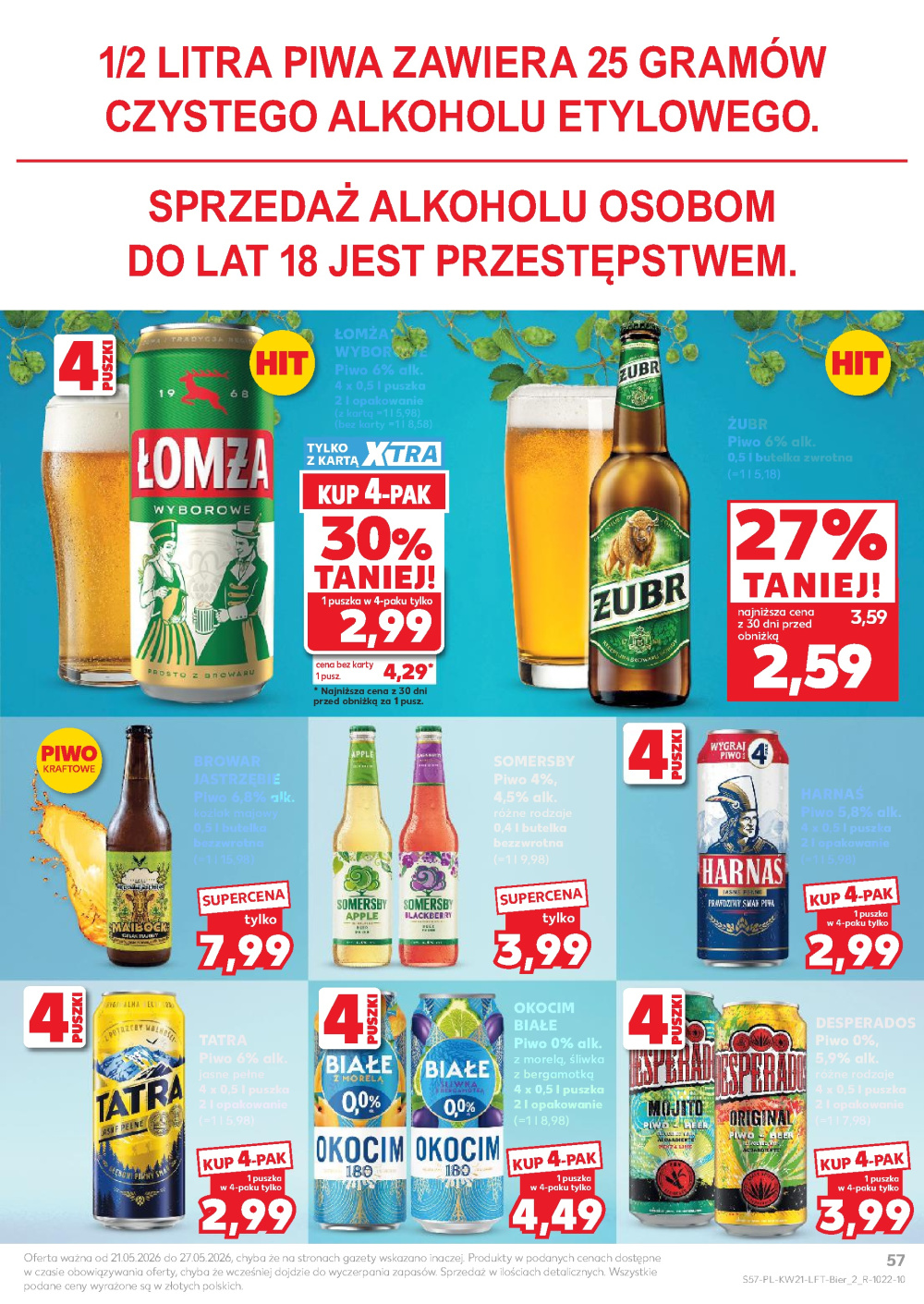 Leták Kaufland gazetka Cieszyn, Polsko - strana 57
