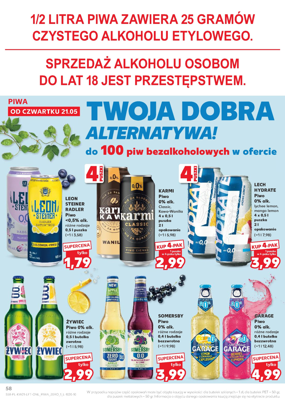 Leták Kaufland gazetka Cieszyn, Polsko - strana 58