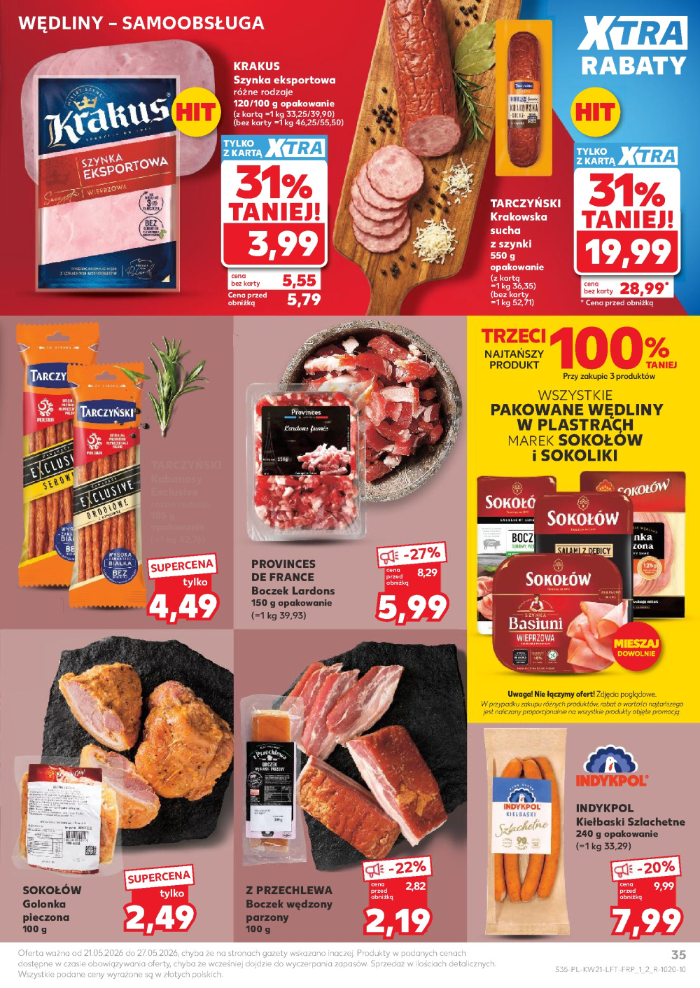 Leták Kaufland gazetka Dąbrowa Górnicza Gołonóg, Polsko - strana 35