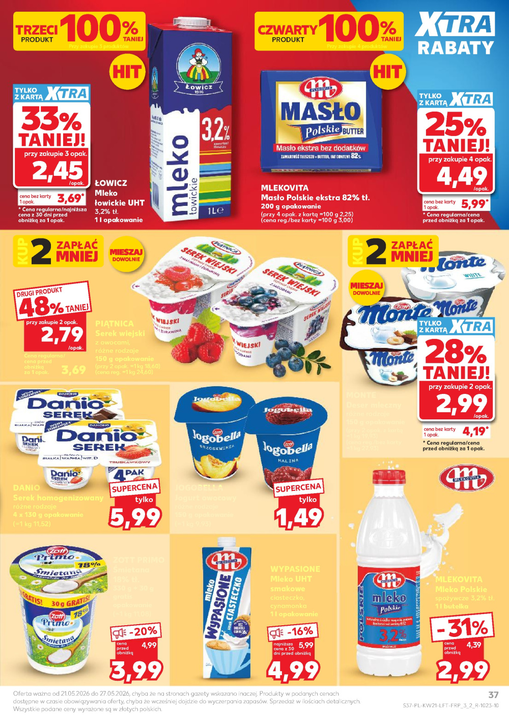 Leták Kaufland gazetka Dąbrowa Górnicza Gołonóg, Polsko - strana 37