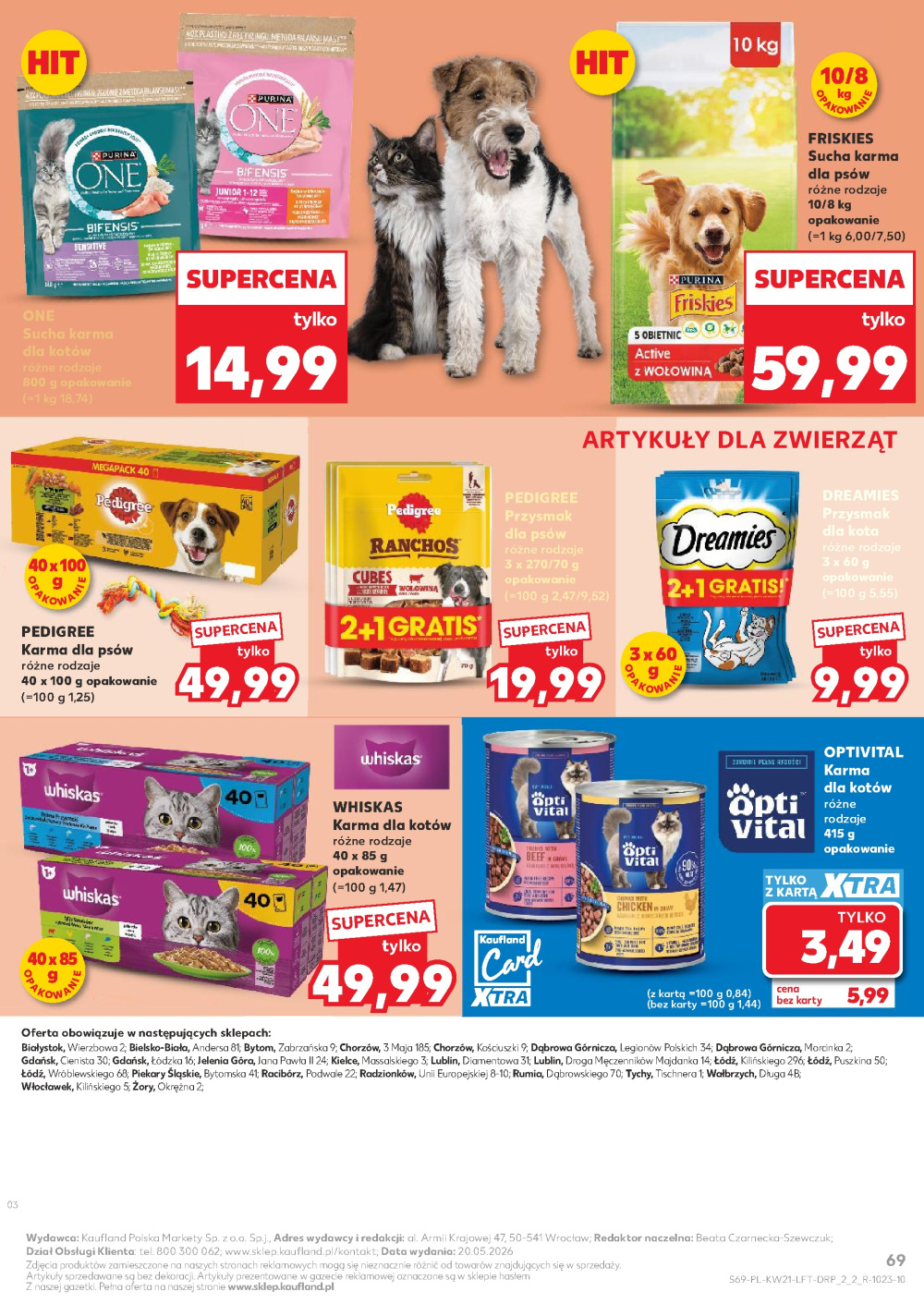 Leták Kaufland gazetka Dąbrowa Górnicza Gołonóg, Polsko - strana 69