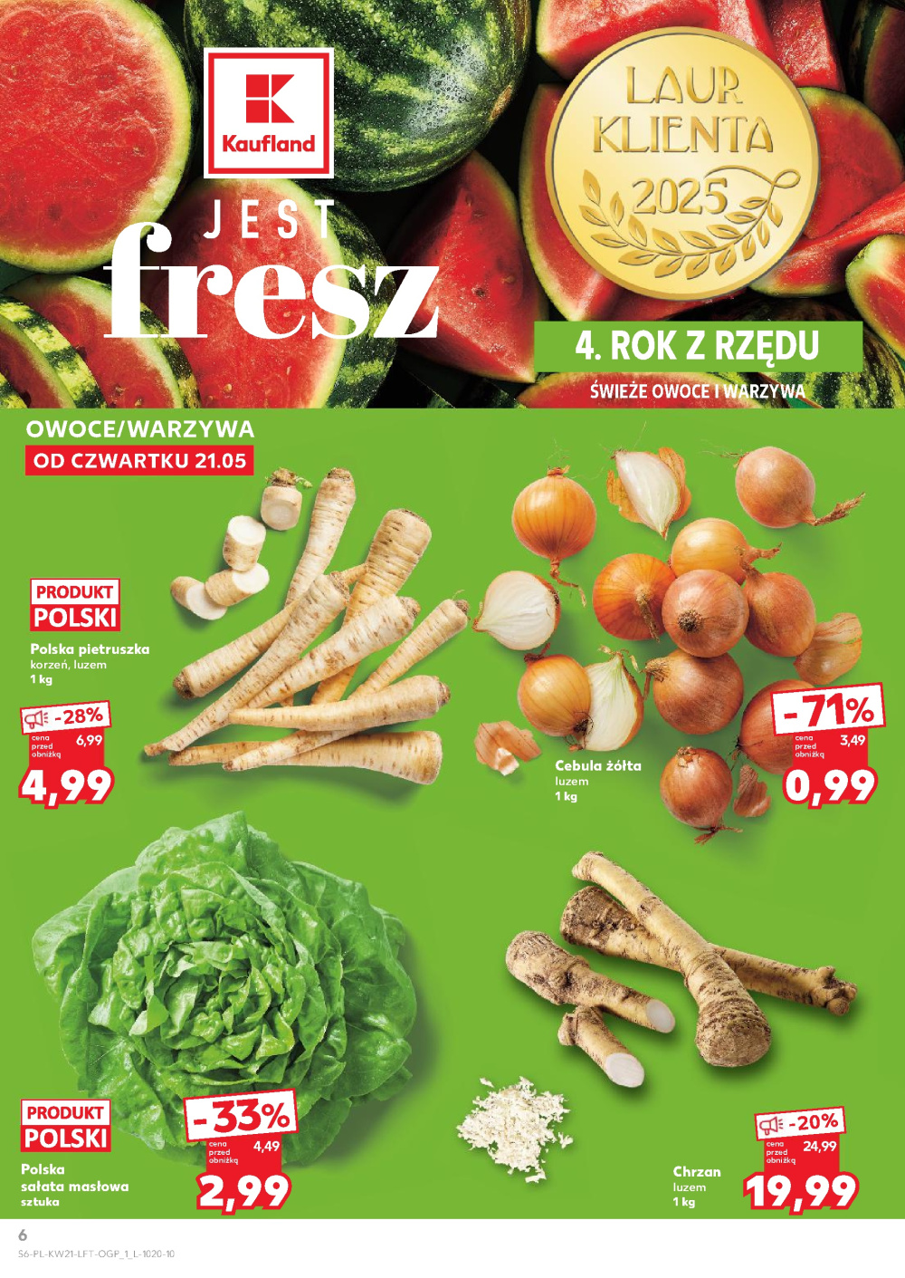 Leták Kaufland gazetka Dąbrowa Górnicza Gołonóg, Polsko - strana 6