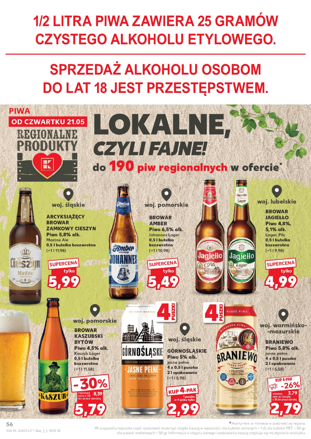 Leták Kaufland gazetka Konstantynów Łódzki, Polsko - strana 56