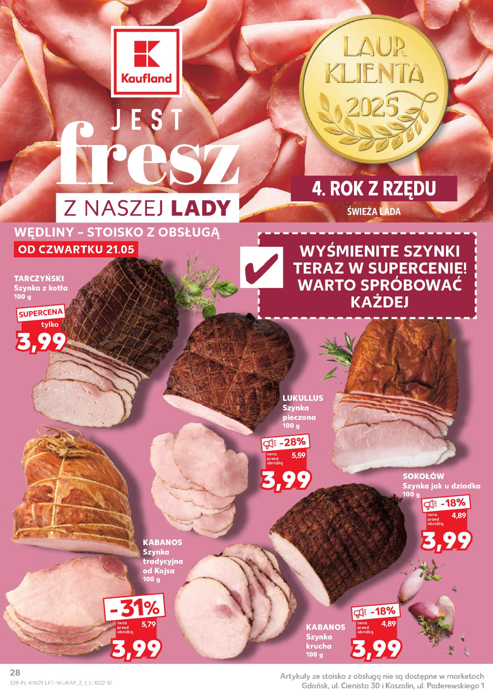 Leták Kaufland gazetka Nysa, Polsko - strana 28