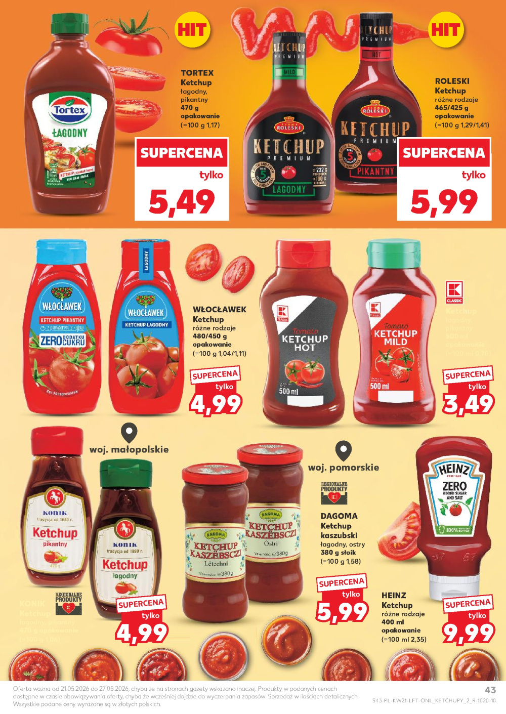 Leták Kaufland gazetka Żyrardów, Polsko - strana 43