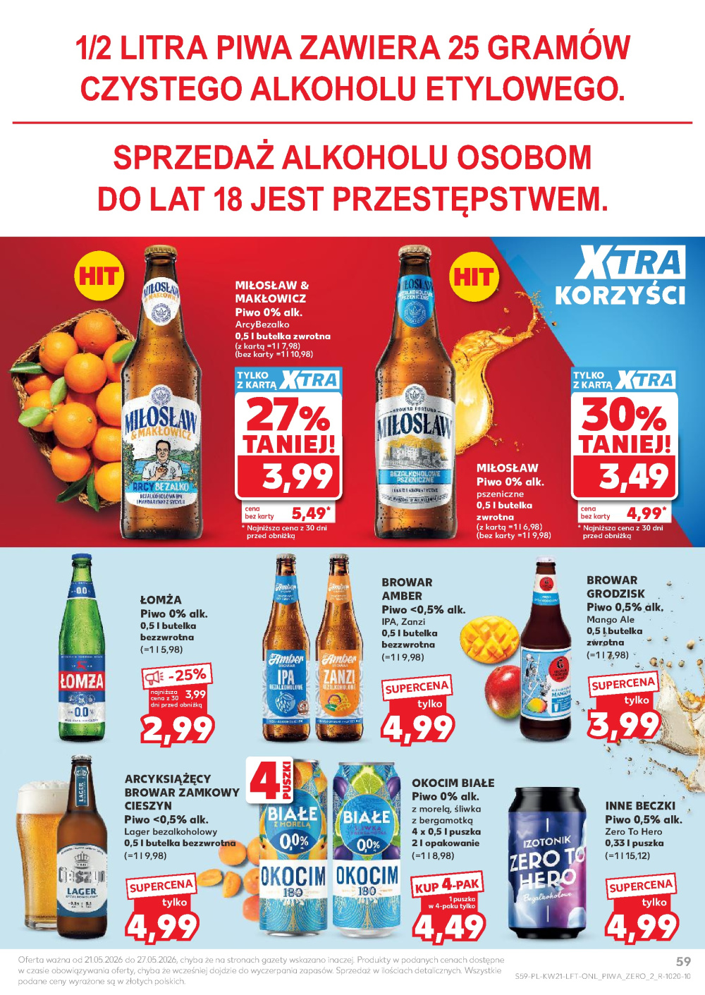 Leták Kaufland gazetka Żywiec, Polsko - strana 59