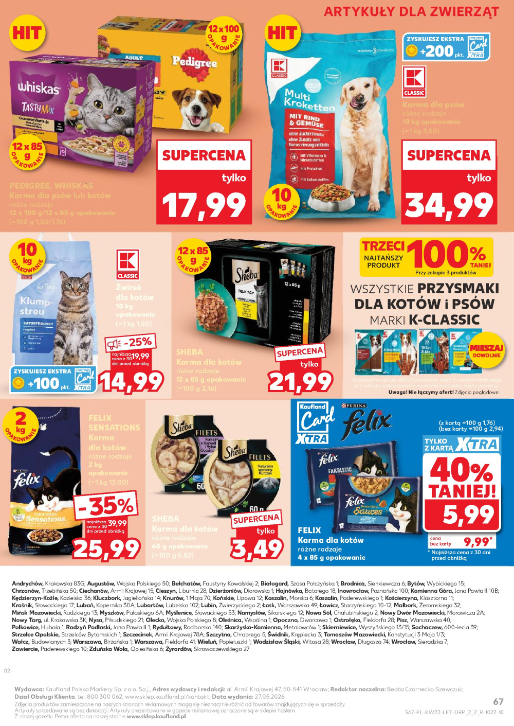 Leták Kaufland gazetka Cieszyn, Polsko - strana 67