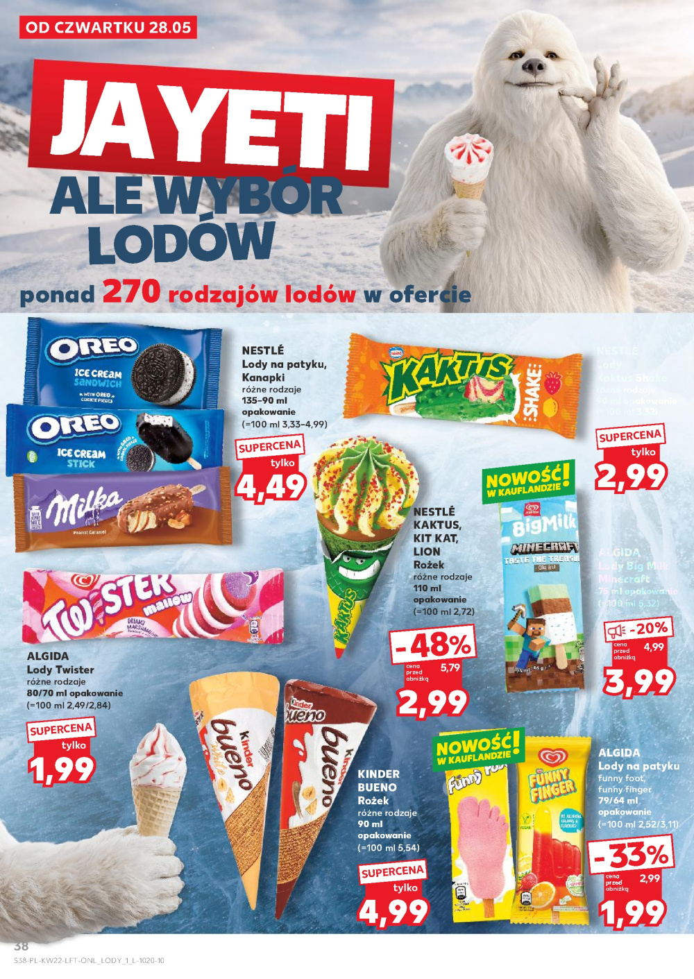 Leták Kaufland gazetka Jarocin, Polsko - strana 38