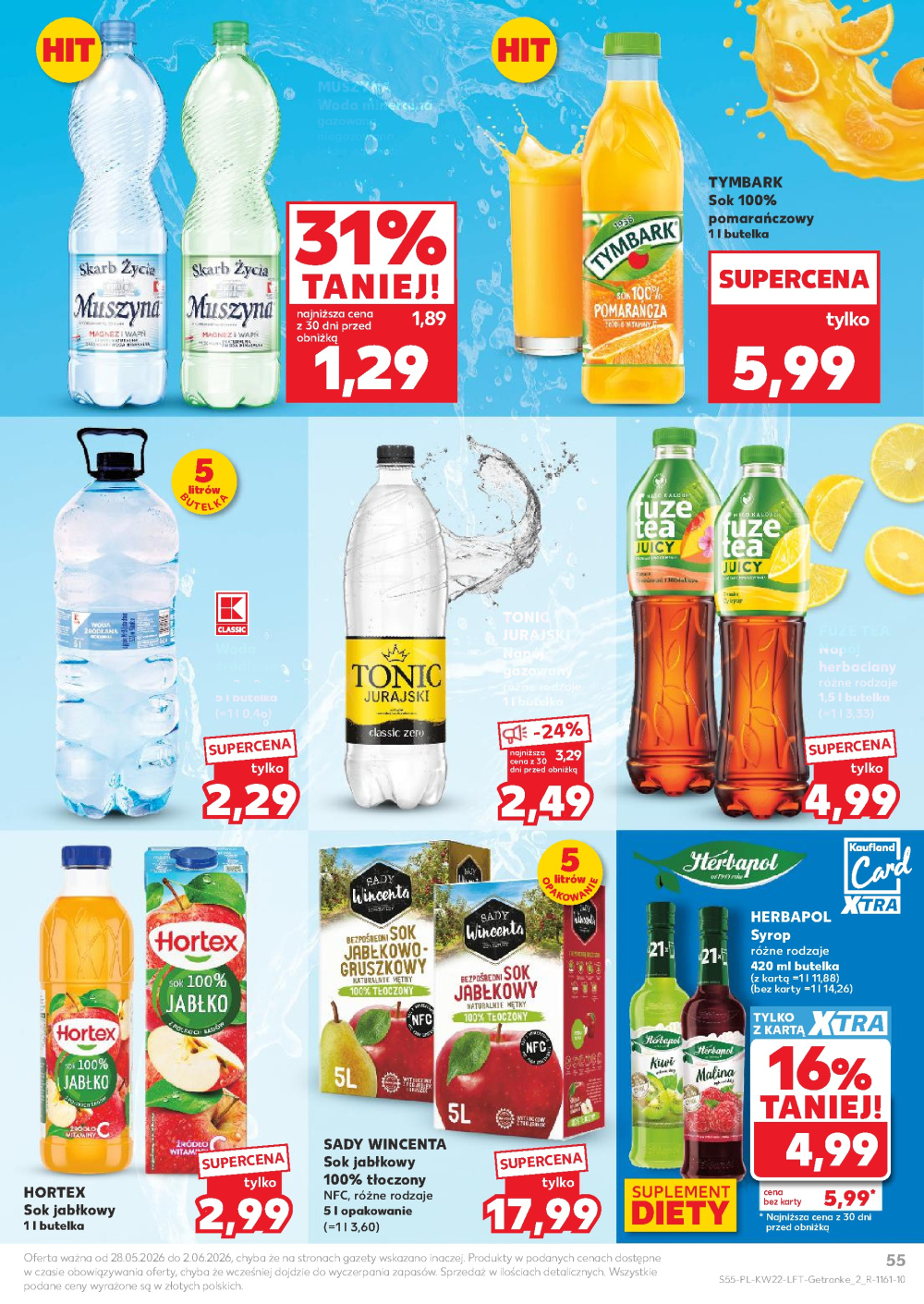 Leták Kaufland gazetka Jarocin, Polsko - strana 55