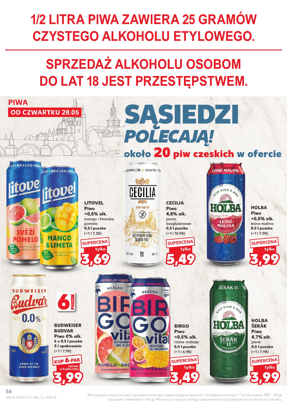Leták Kaufland gazetka Żywiec, Polsko - strana 56