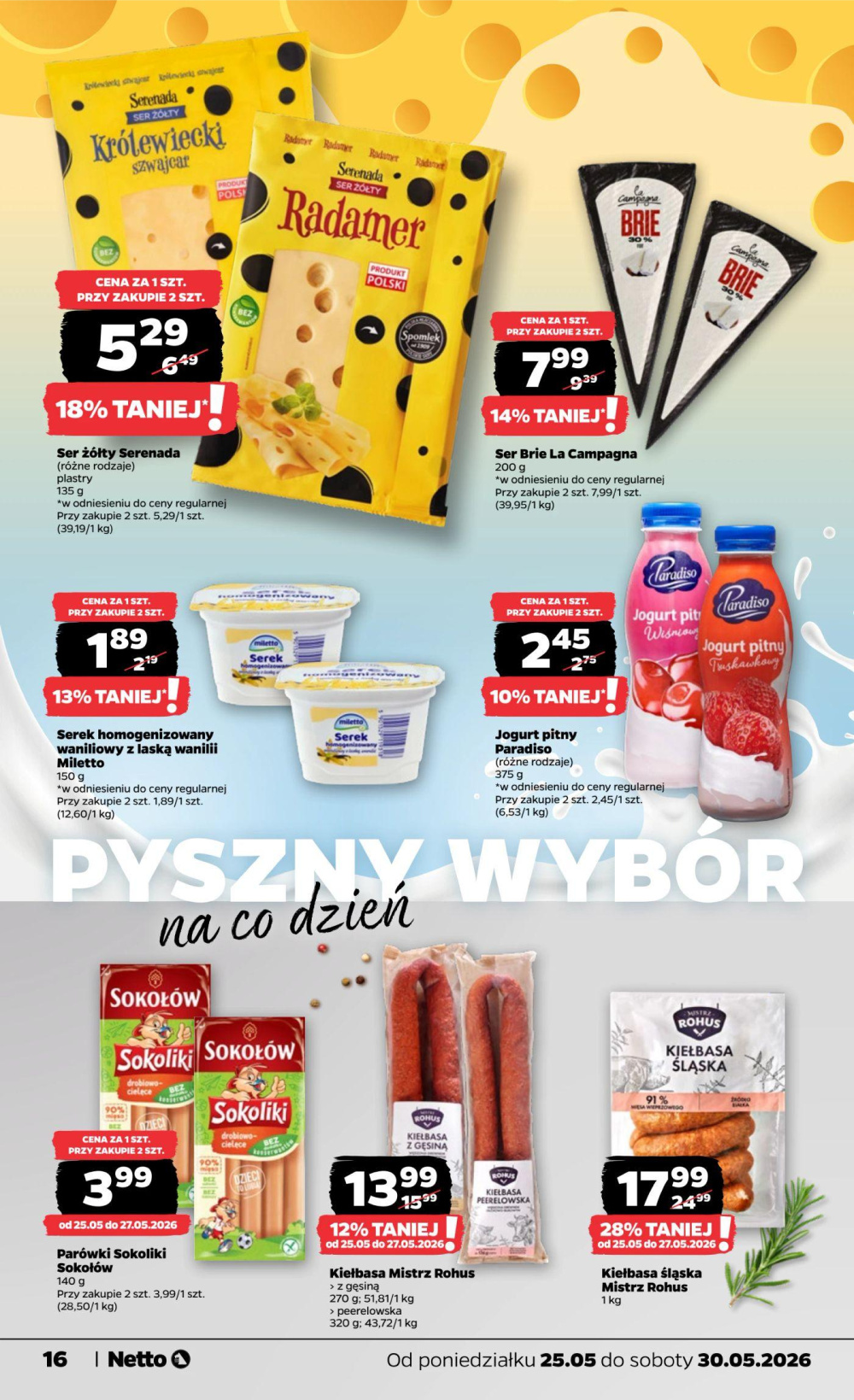 Leták Netto gazetka, Polsko - strana 16