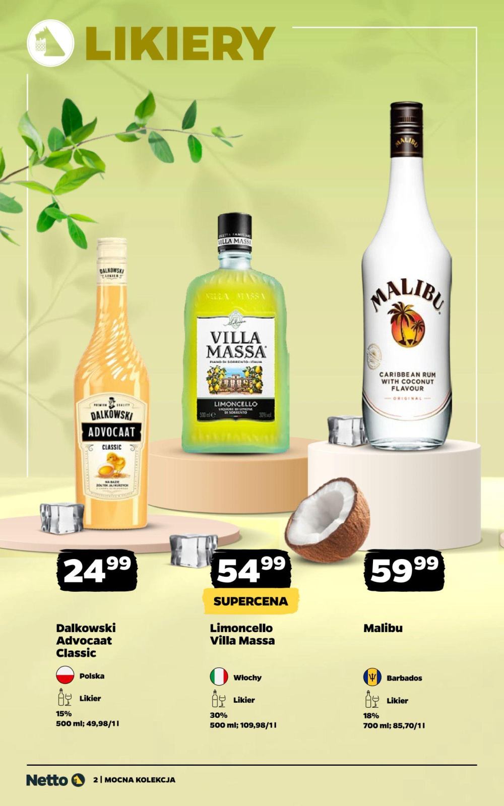 Leták Netto gazetka - Mocne alkohole, Polsko - strana 2