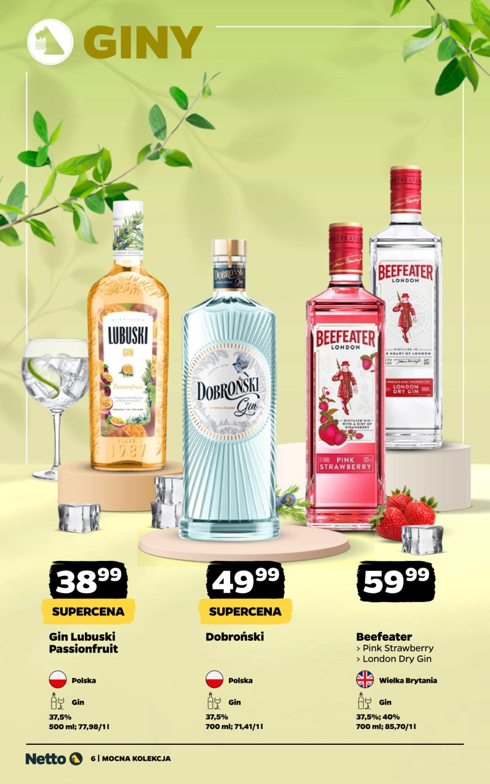 Leták Netto gazetka - Mocne alkohole, Polsko - strana 6