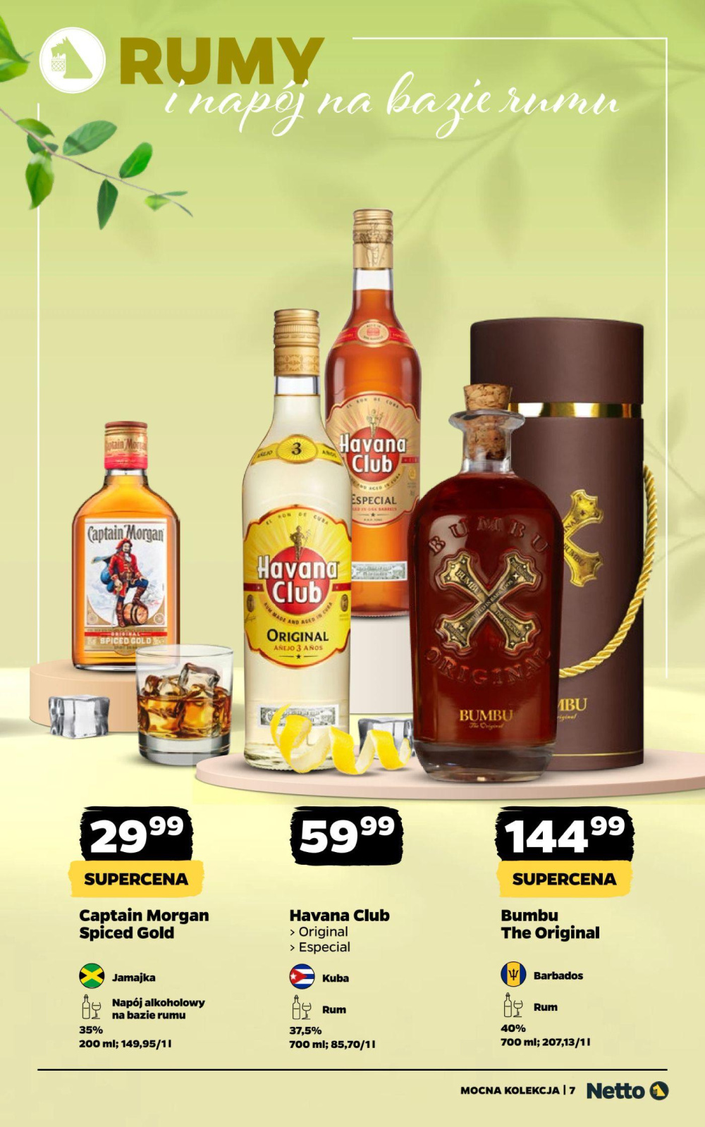 Leták Netto gazetka - Mocne alkohole, Polsko - strana 7