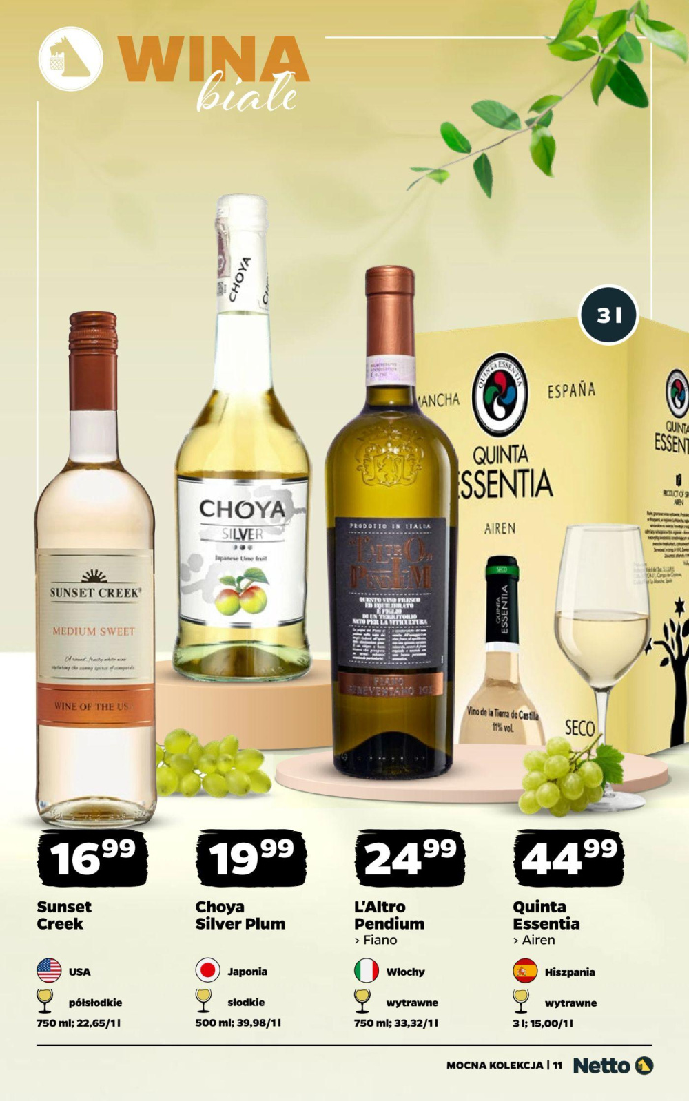 Leták Netto gazetka - Wina, Polsko - strana 11