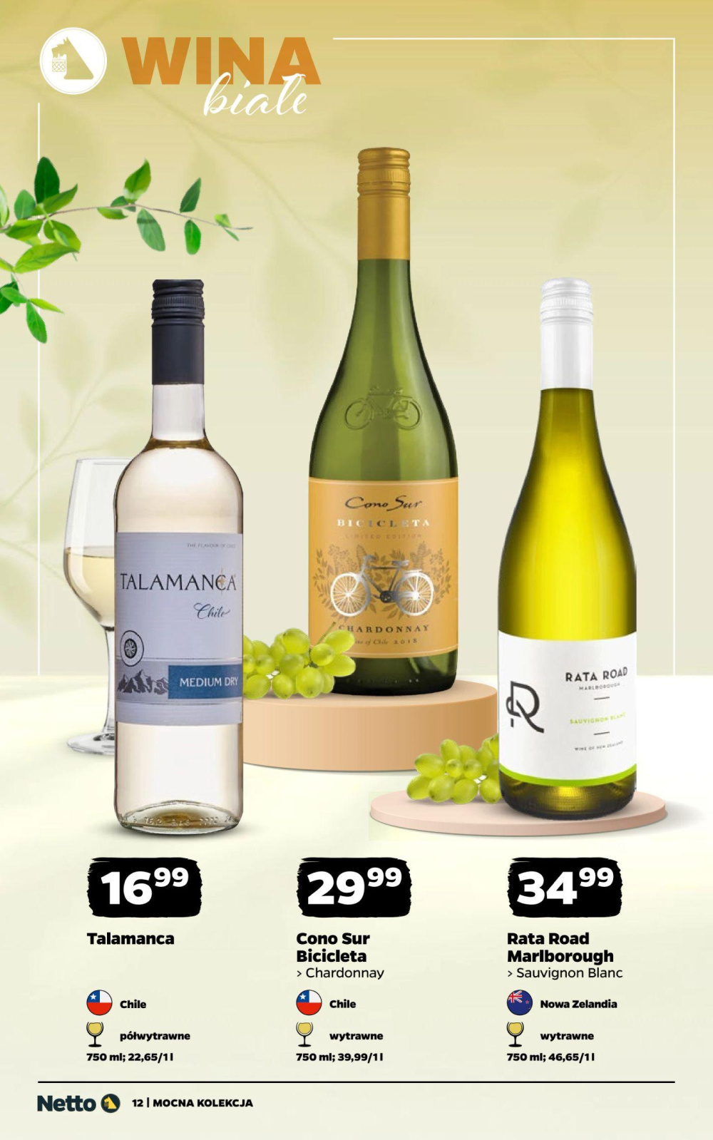 Leták Netto gazetka - Wina, Polsko - strana 12